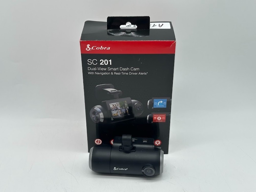 Cobra Dual View Smart Dash Cam SC 201
