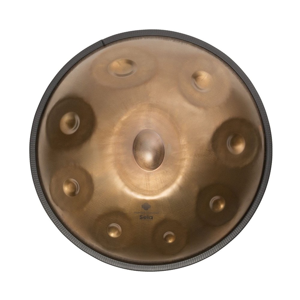 Sela Unity 9-note Handpan - C# Kurd, Stainless Steel