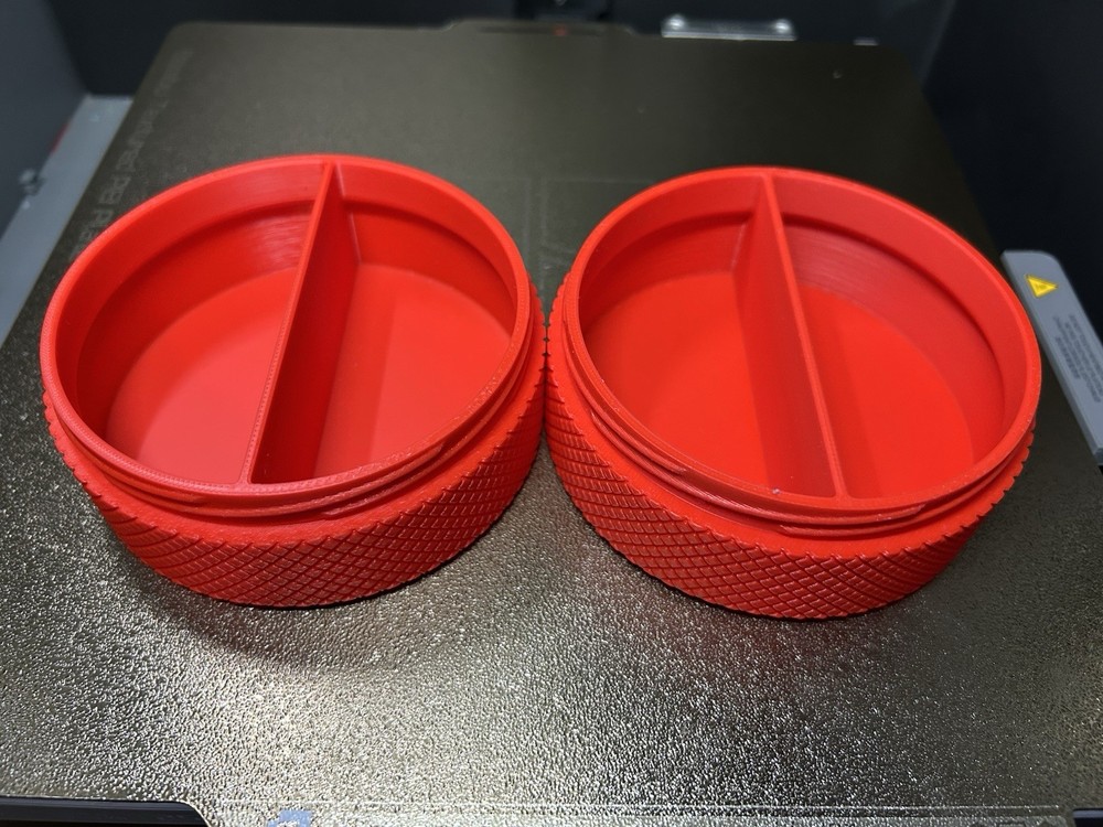 Milwaukee Container Split XL 2 Pack Set – Threaded Screw & Parts Box 3D Printed