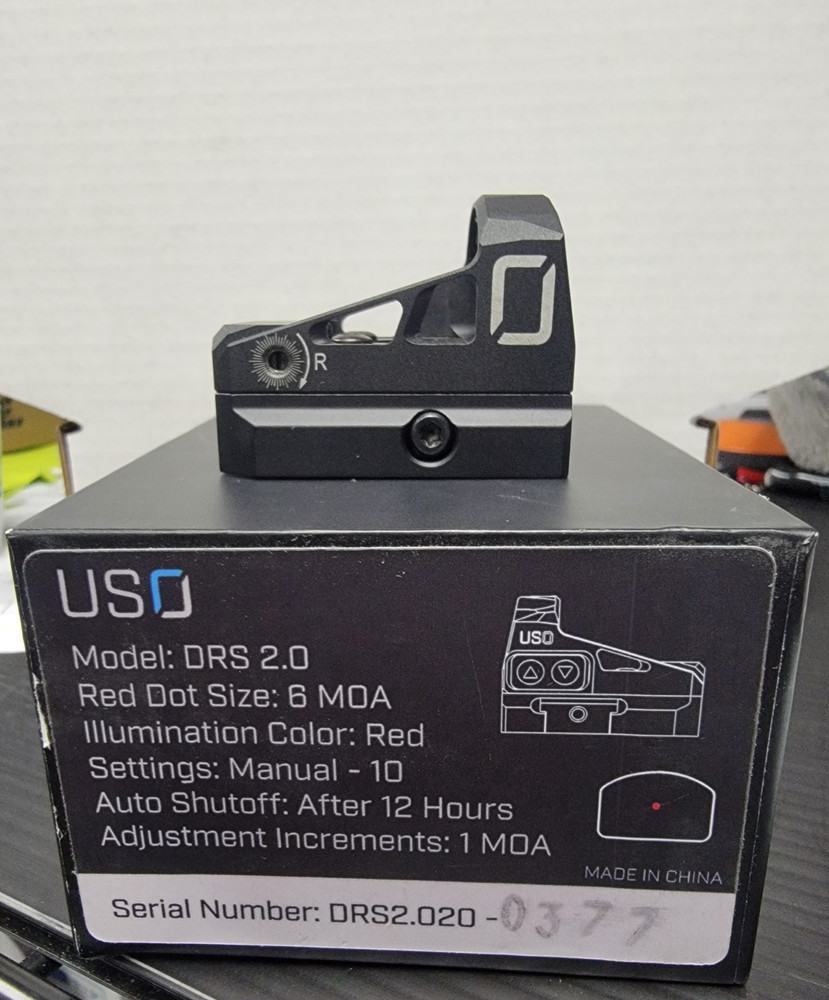 U.S. Optics DRS 2.0 Red Dot Sight - 6 MOA