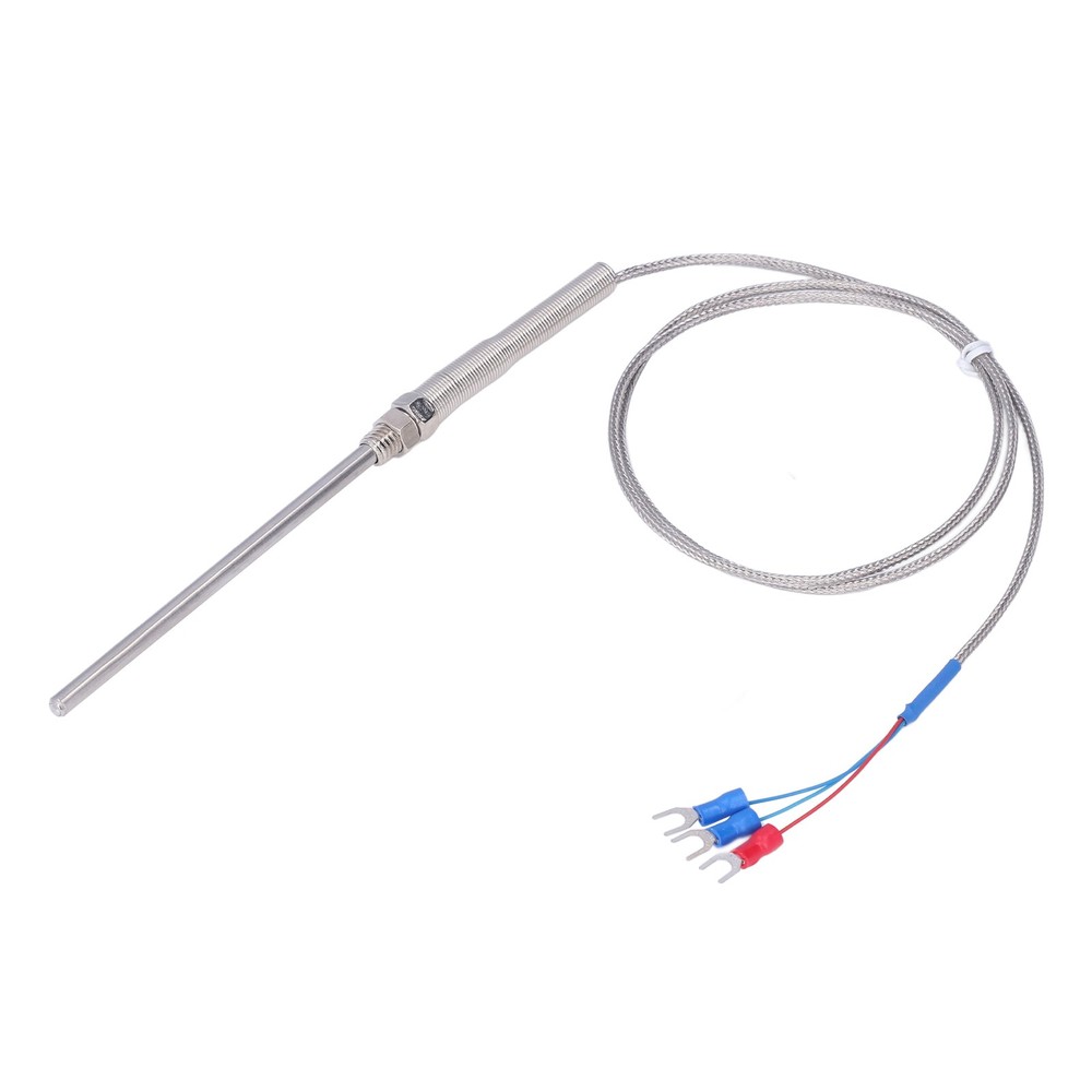 1 Meter Length 100mm Probe Thermocouple PT100 Temperature Sensor Probe Accessory