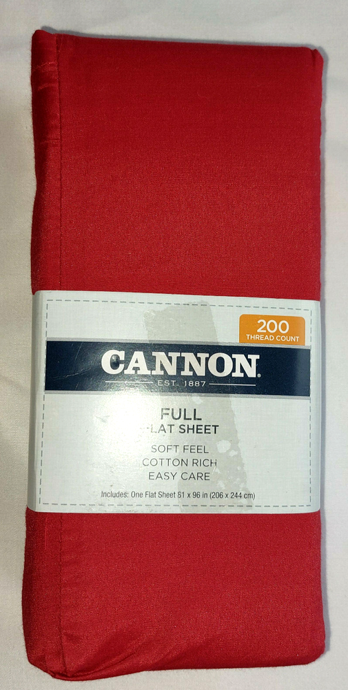 Cannon Jester Red Sheets, Pillowcase