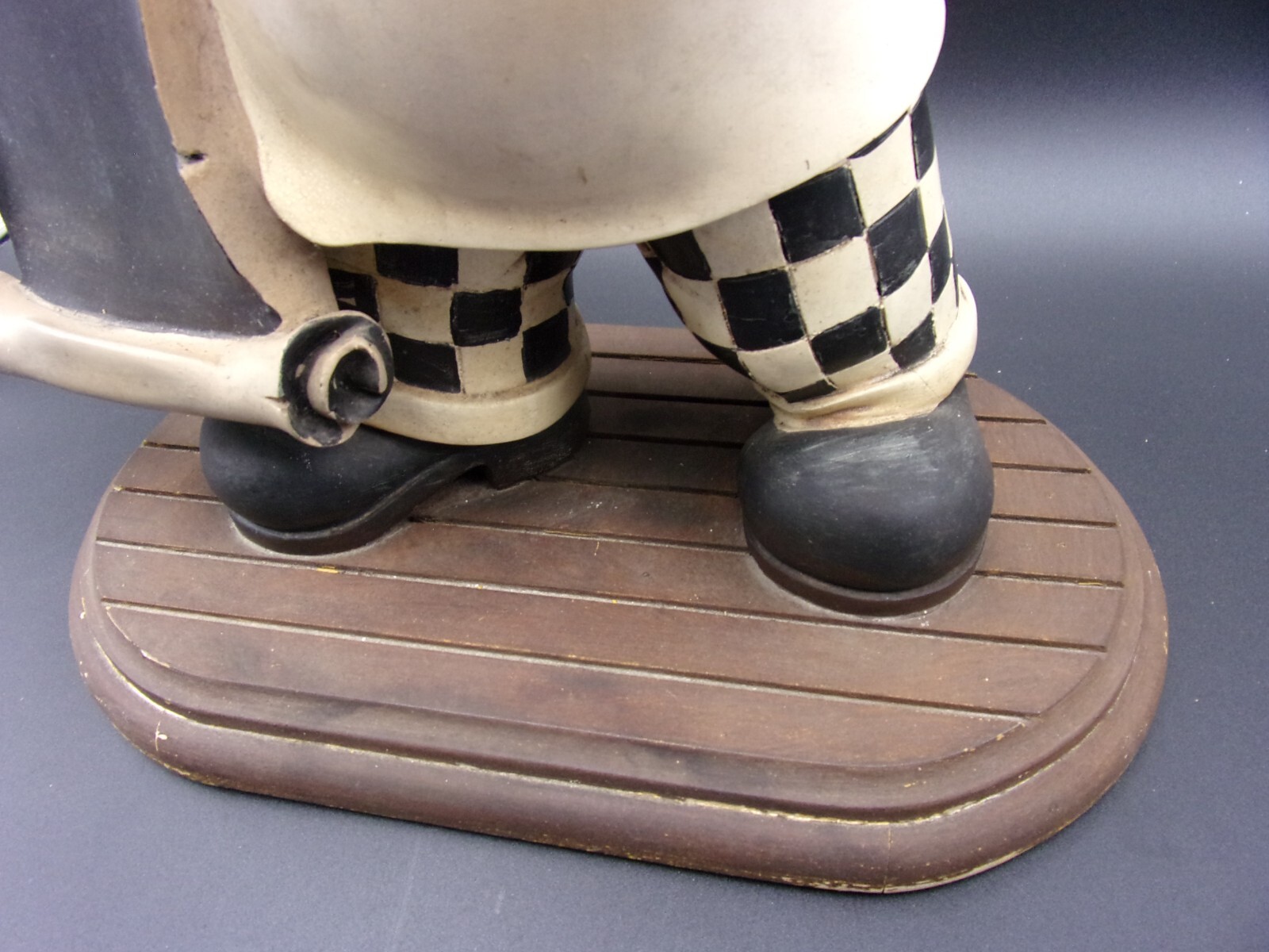 Italian Chef Menu Display Chalkboard Restaurant Pastry Cook Statue 18" Specials