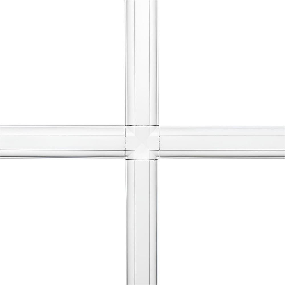 Brixwell Window Grille Kit - White, Enhances Security & Privacy, Boxed