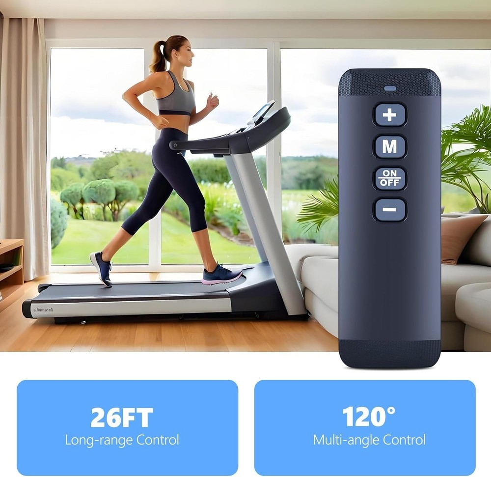 Infrared Remote Control Replacement for Q1 Walking Pad - Simple Ergonomic Design