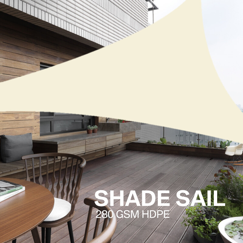 Waterproof Shade Sail Patio Awning Outdoor Garden Pool Sun Canopy Shelter Cover