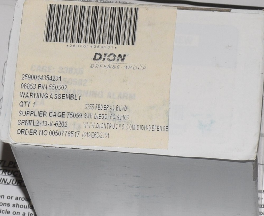 BENDIX 550502 IS-2 INDICATOR MODULE BUZZER WARNING ALARM SPARE REPLACEMENT KIT