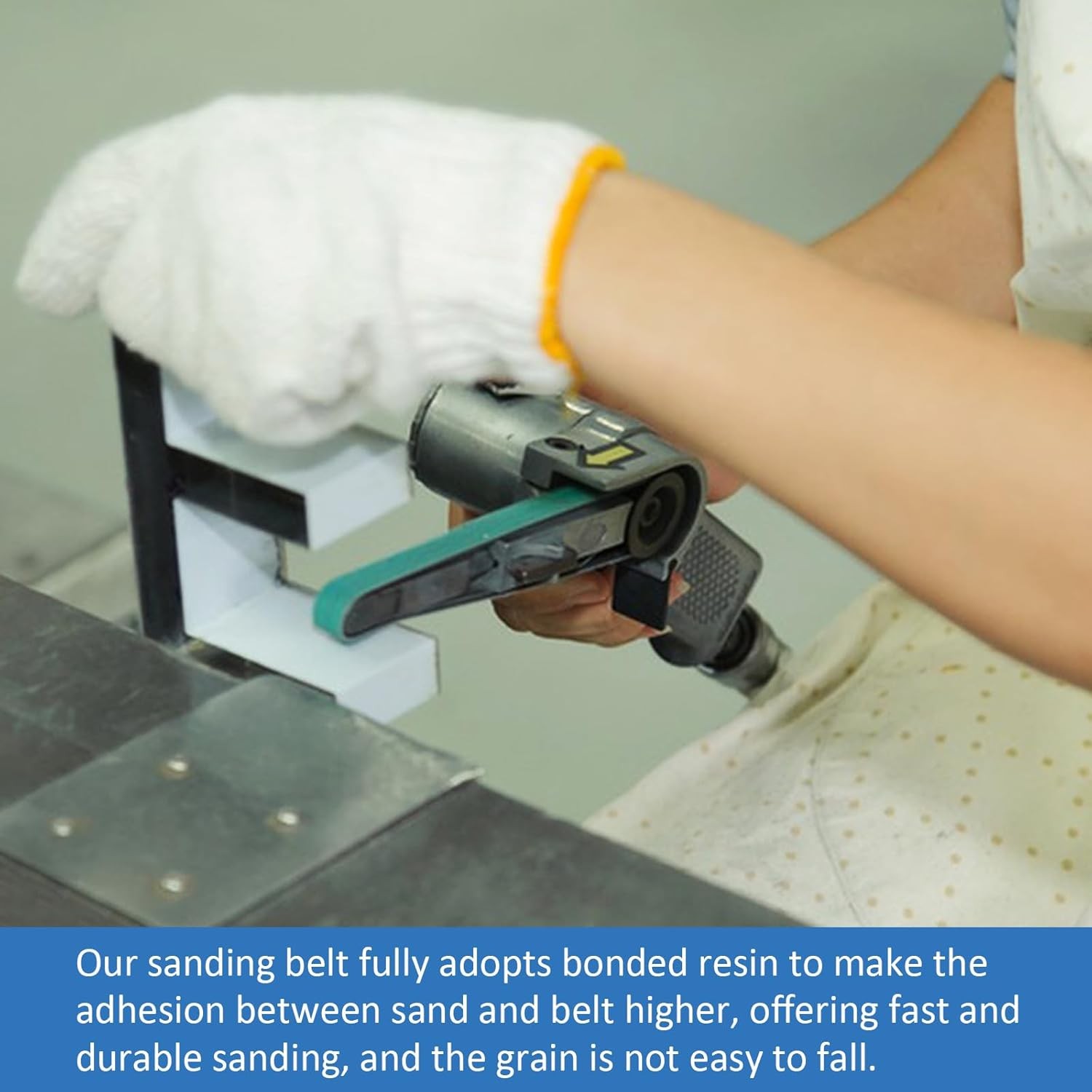 SATC 10 Pack 1/2" x 18" Zirconia Sanding Belts 36 Grit for Air File Belt Sander