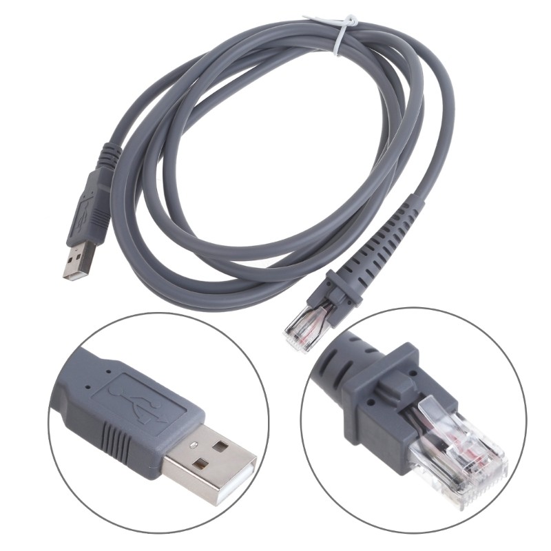 Flexible USB Cable Versatile Data Cable 2M for Scanner GD4130 QD2100 GBT4100