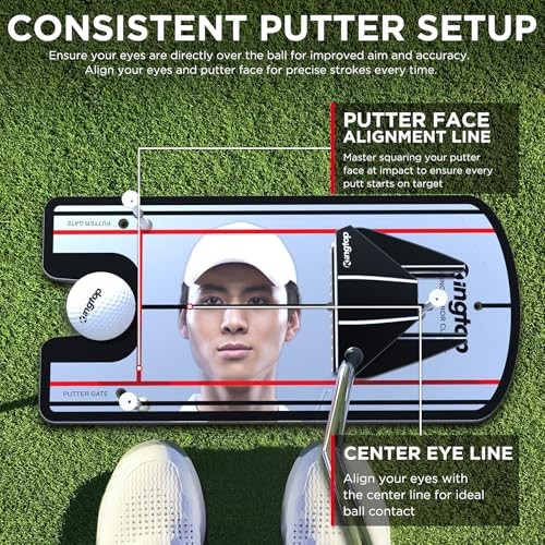 Golf Putting Mirror - Alignment Putting Training Aids Putting Alignment Mirror