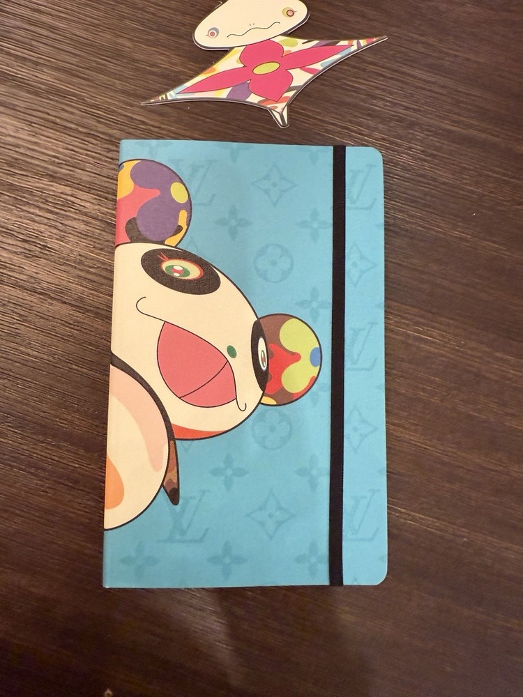 🐼 Authentic RARE Louis Vuitton Panda Murakami Lined Notebook With Original Box