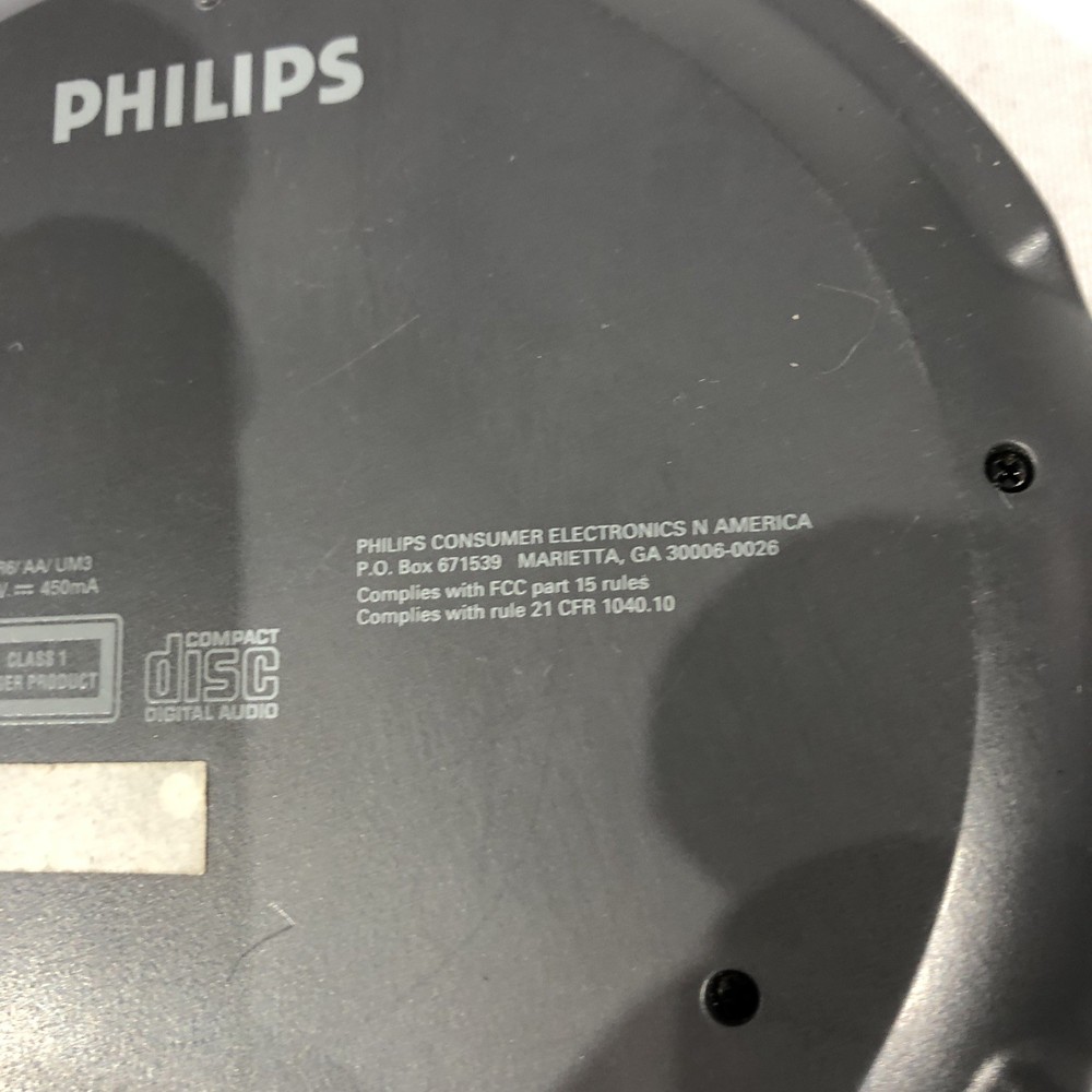 Phillips Exp2561 Portable Touch Screen Mp3 CD Player (RARE)!- UNTESTED