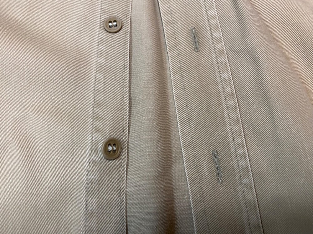 ORIGINAL WWII US ARMY OFFICER "KHAKI" CLASS A FIELD SHIRT- SMALL 38R