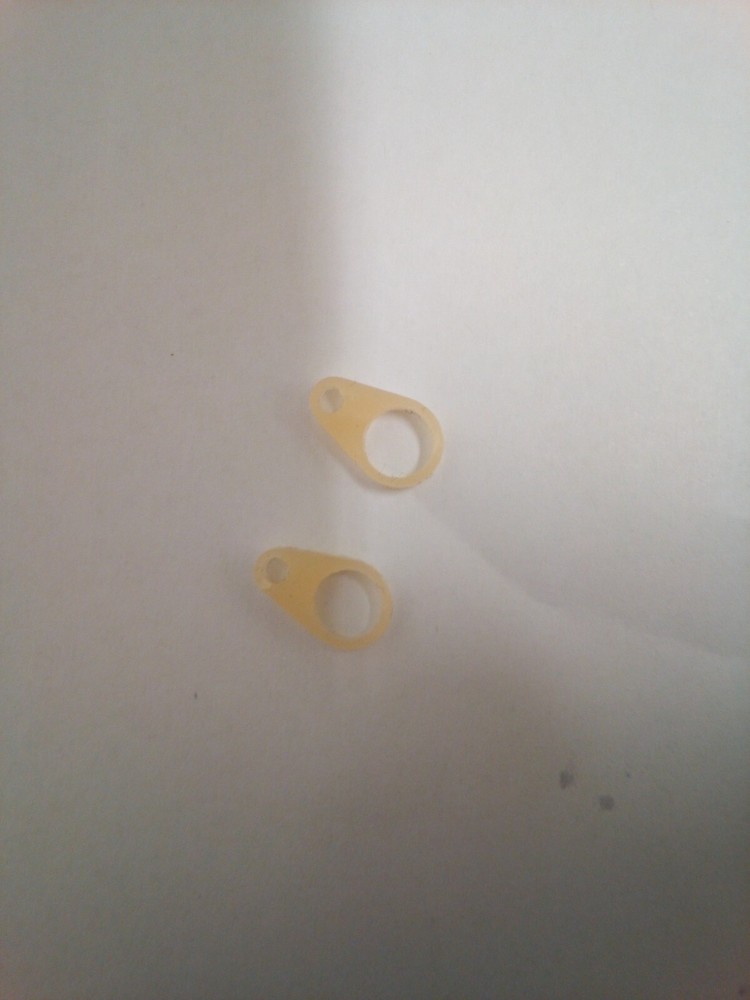 Aadco pair Hearing Aid Clip Silicone Loop Flexible Replacement