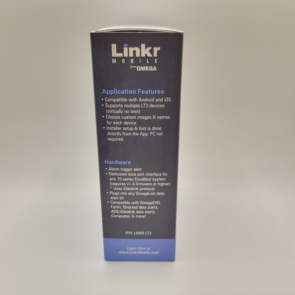 Omega LINKRLT3 LINKr Mobile SmartPhone Remote Start App iPhone & Android