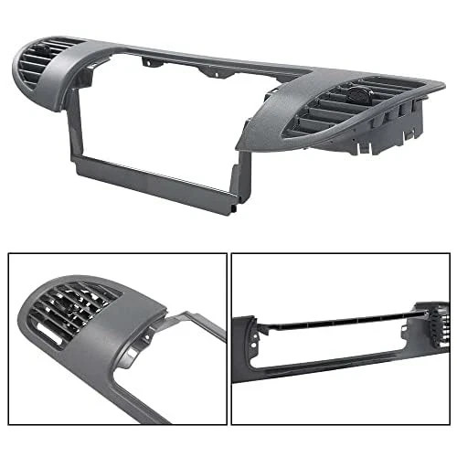 Dash Panel Bezel with A/C Nozzle Left Right for 2002-2006 Sprinter Gray