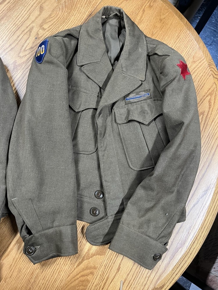 WWII 100th Infantry Division Named Ike Jackets Theater Made Patch