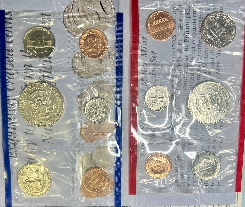 1991 P&D Mint Set OGP US Mint Uncirculated Coin Set Clad