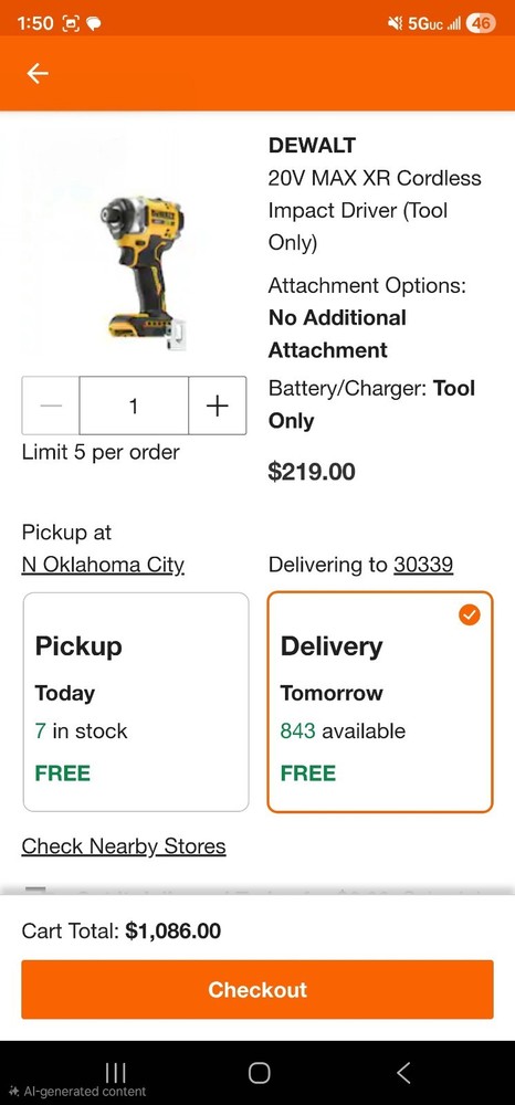 dewalt power tools combo set 20v xr/max Dcs565b value (1086.00)