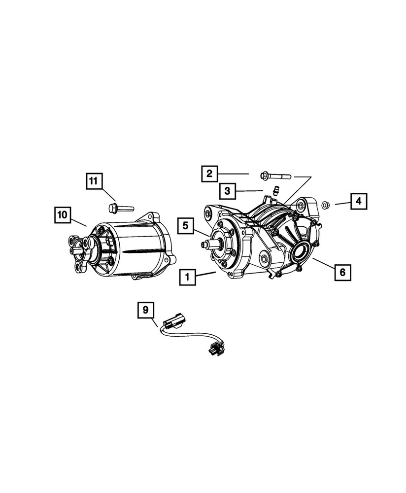 Genuine Mopar Input Seal 68268679AA