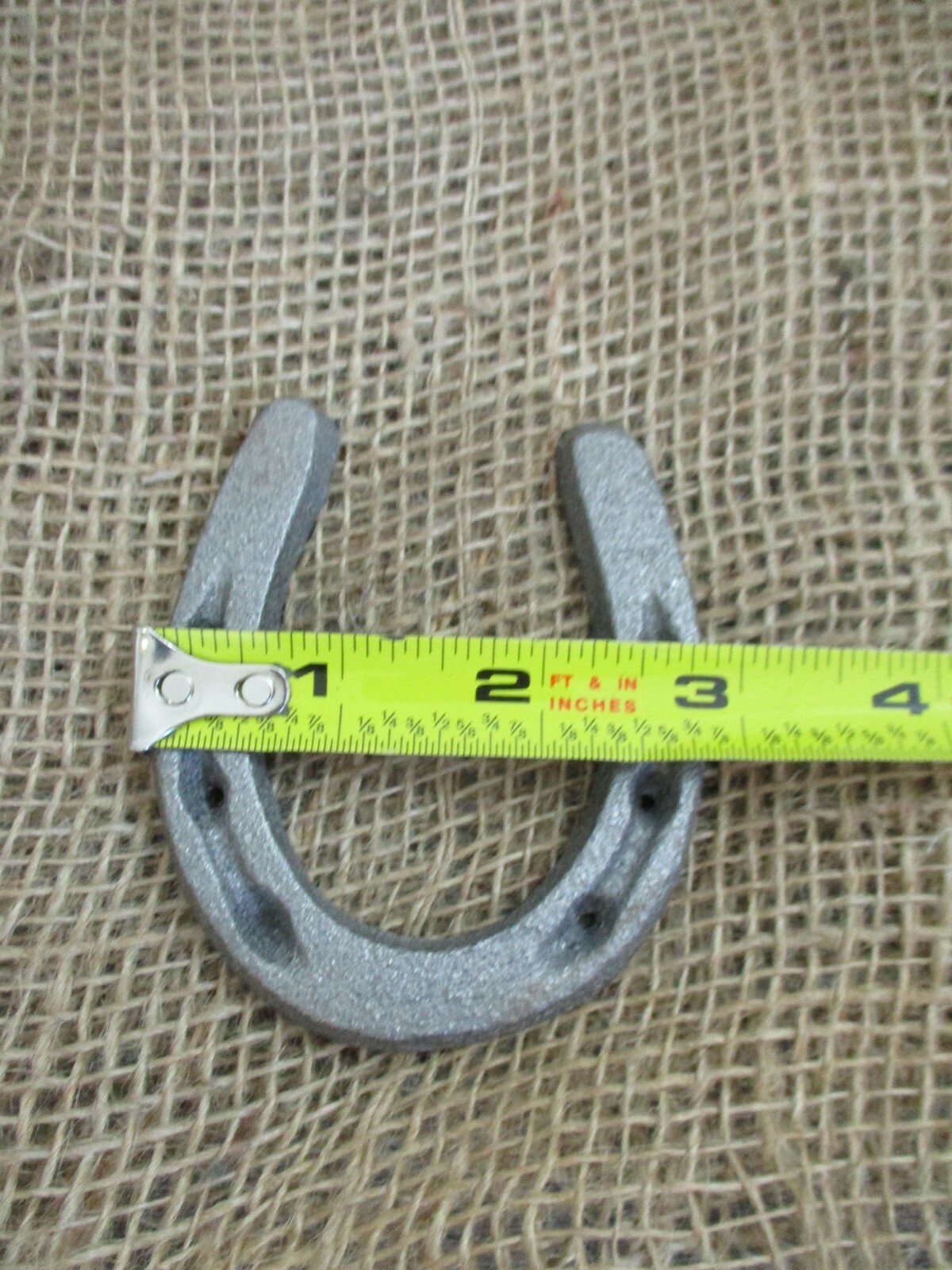 20 CAST IRON SMALL HORSESHOE 3" x 3 1/2" Horse Nick Nack LOT OF 20 Decoration