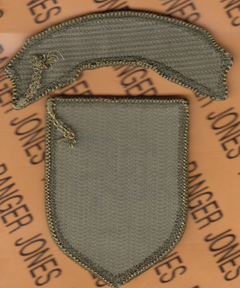 US Army SETAF Southern European Task Force OCP w/ HOOK ~4" patch tab set m/e