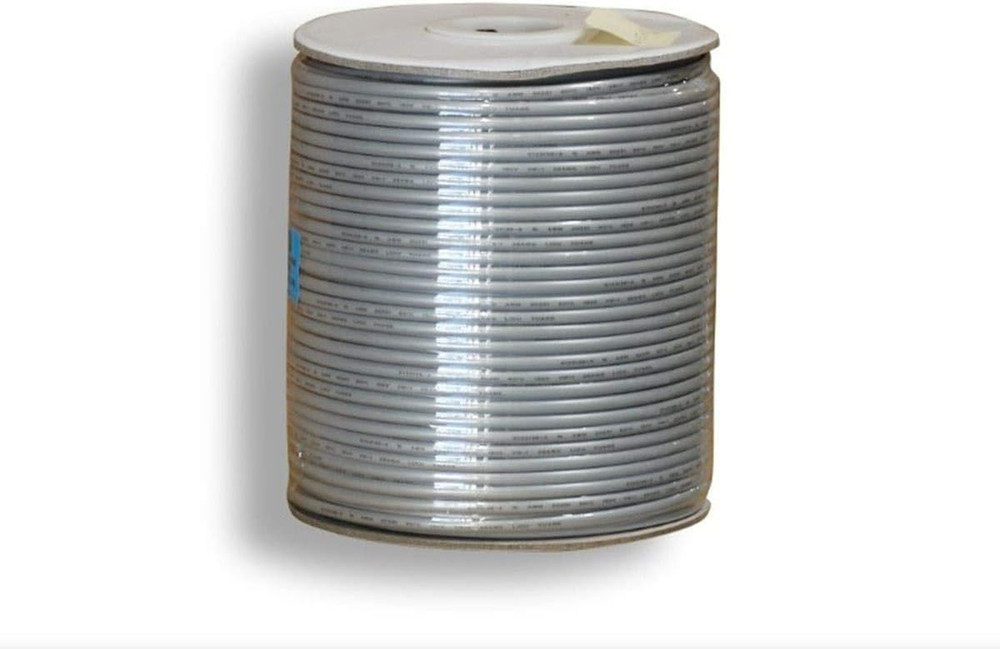 100952 4 Conductor 28AWG Stranded Bulk Phone Cable,Silver