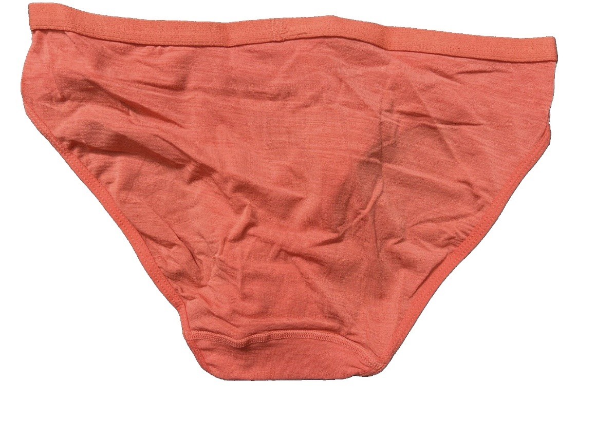 Woolly Women’s Bikini Brief Panties 2 Pack 95% Merino Wool, Wild Rose Pink Small