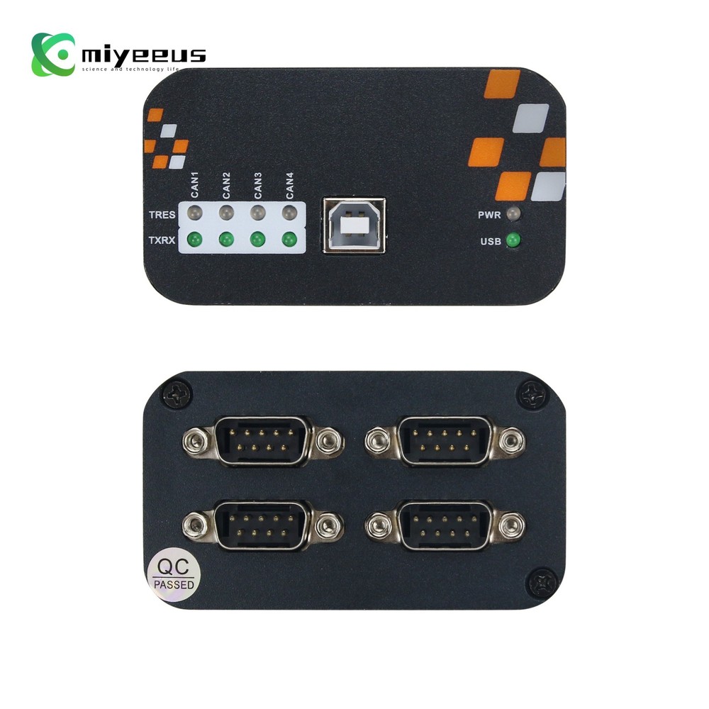 Four-channel CAN Analyzer 4CH CANFD Analyzer USB to CANFD Busmaster Upper PC