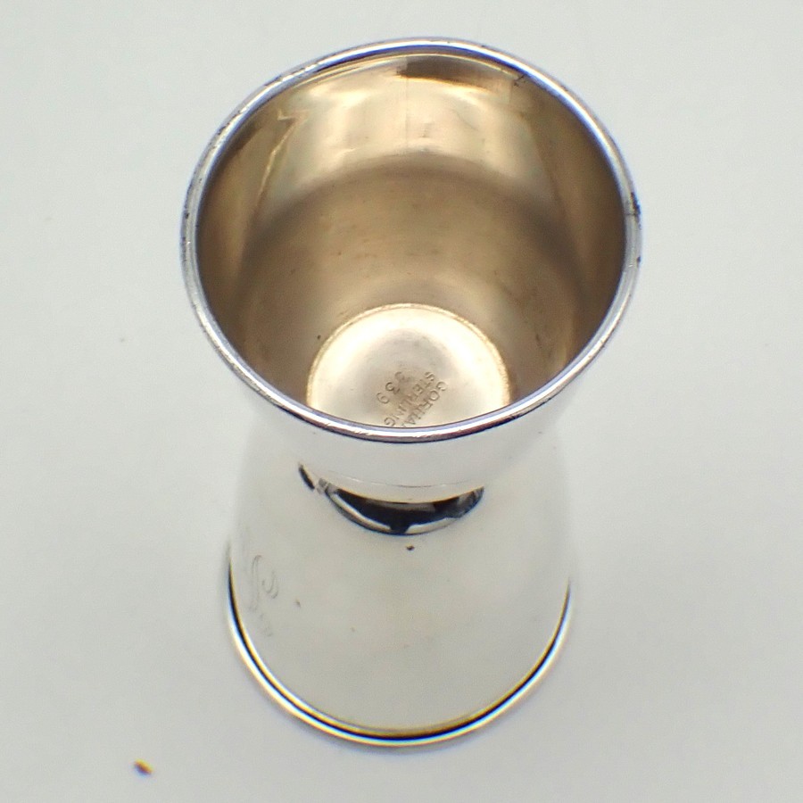 Double Jigger Gorham Sterling Silver Mono R
