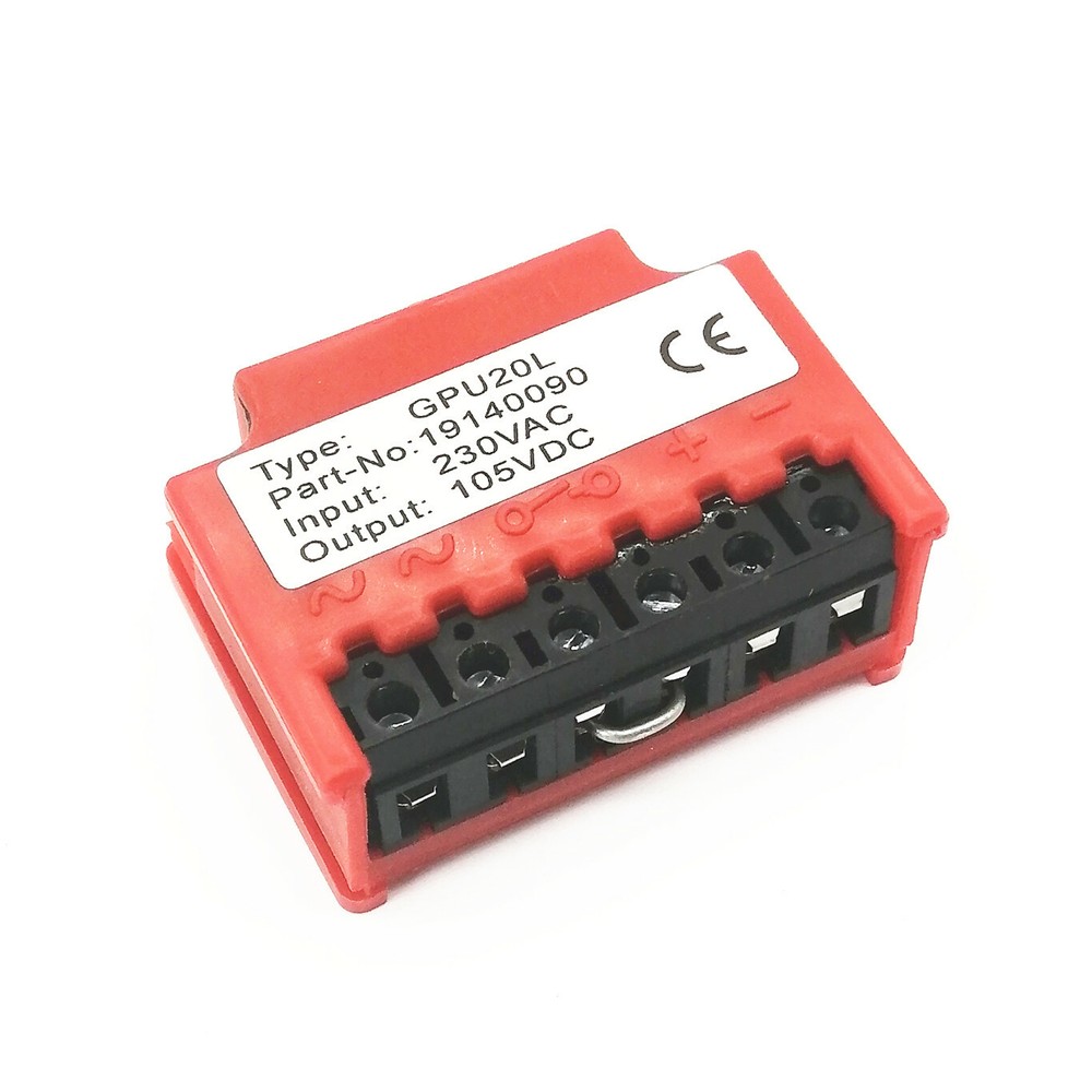 TORQ GPU20L - 19140090 six-terminal motor brake rectifier