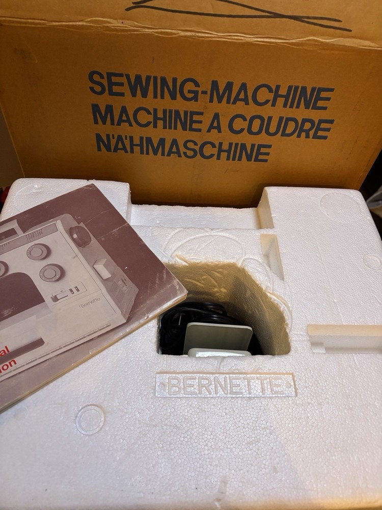 Bernette 705 Sewing Machine Preowned With Original Box & Manual Clean