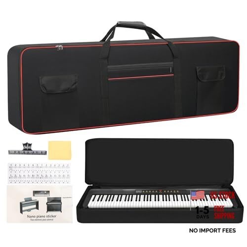 88 Key Keyboard Case(Inner dimension: Large 88 Key Bag