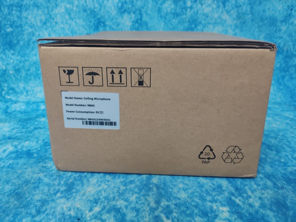 Modulit Solutions Ceiling Microphone M800. No Mounting Plate.