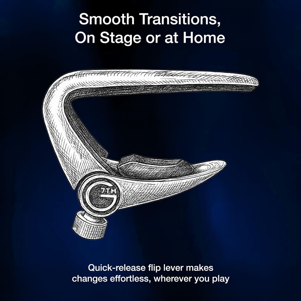G7th Newport Classical Capo, Silver (G7NPCLSL)