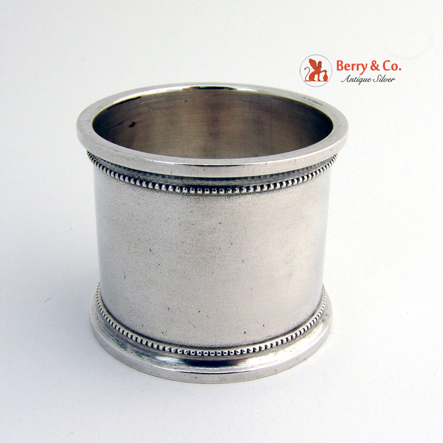 Sterling Silver Napkin Ring Gorham 1890