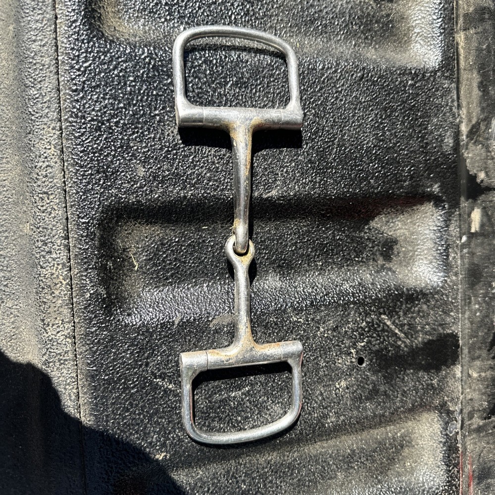 Stainless Steel Jointed Dee Ring Snaffle Bit
