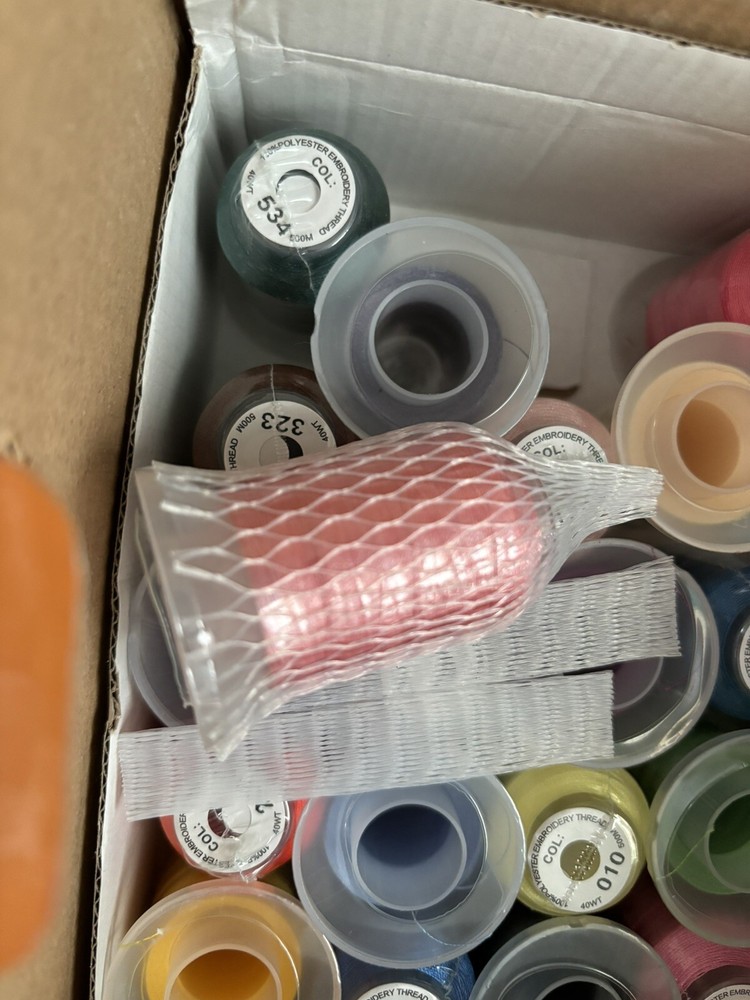 New Brothread Polyester Embroidery Machine Thread Set of 40 (39) missing 1 Color