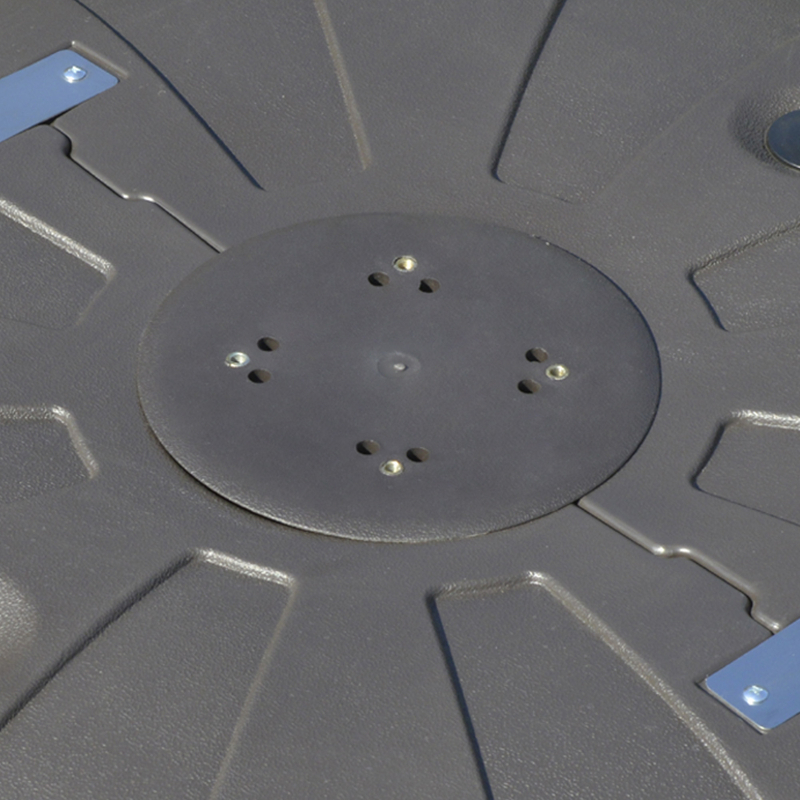 Outdoor Backyard Cantilever Umbrella Base, Fill with Sand or Water for Security