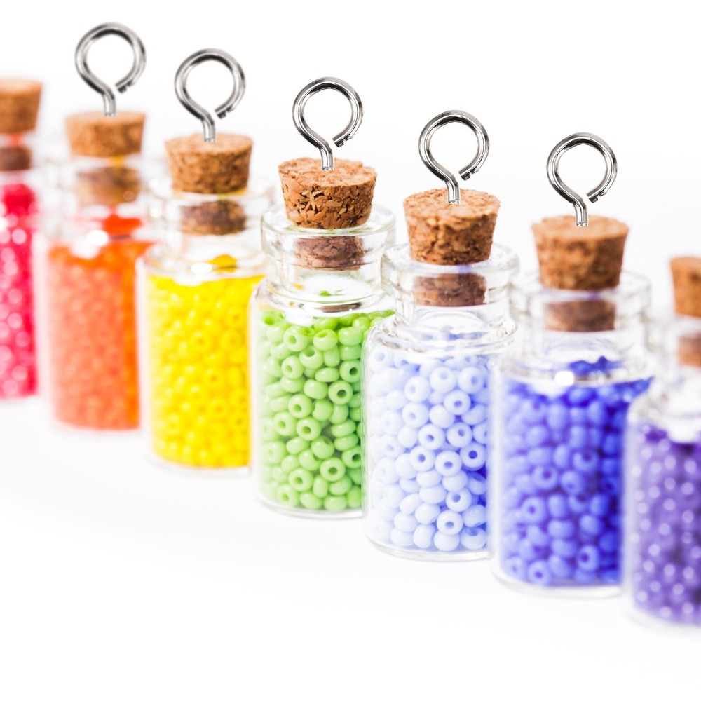 Bememo Screw Hooks and Eyes Kit, Assortment Size Ceiling Silver