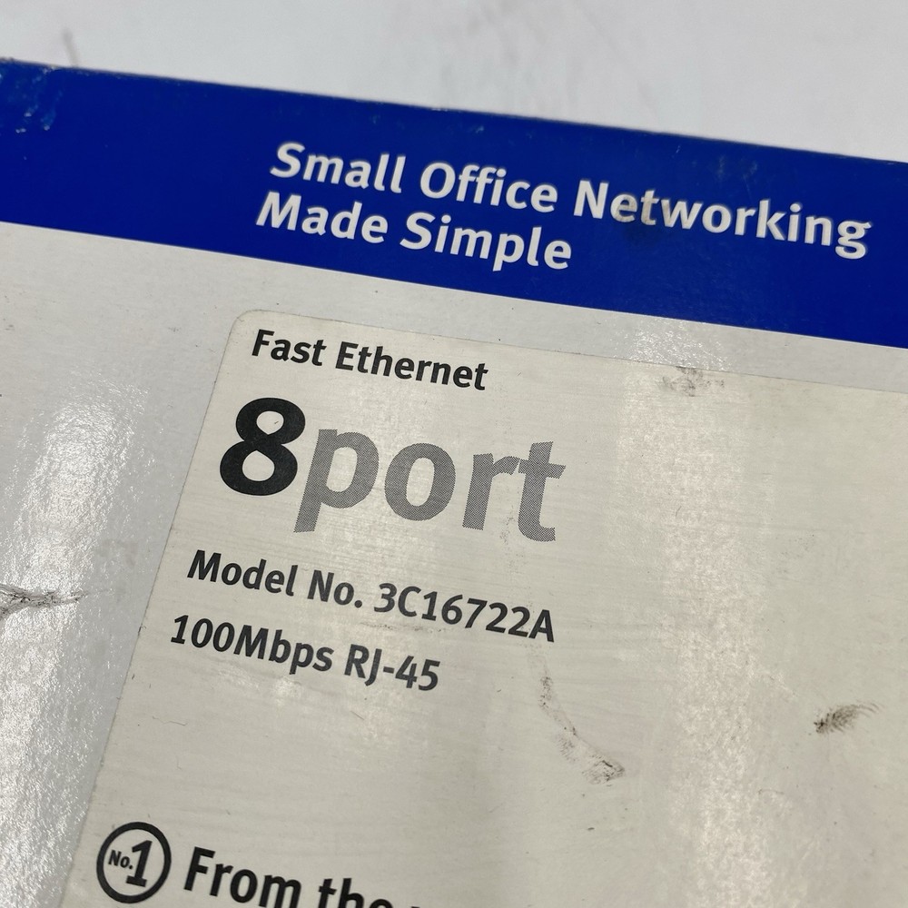 3COM OFFICECONNECT FAST ETHERNET HUB 3C16722A