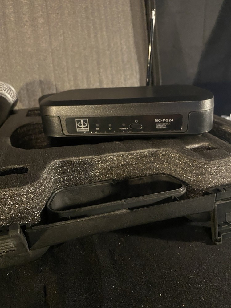 Wireless Microphone, Transmitter And Receiver, Complete Set, Used Once, Stimme
