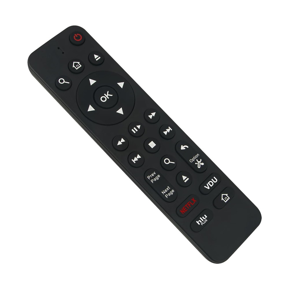 ECONTROLLY WD TV Play Replace Remote Control Compatible with Western black