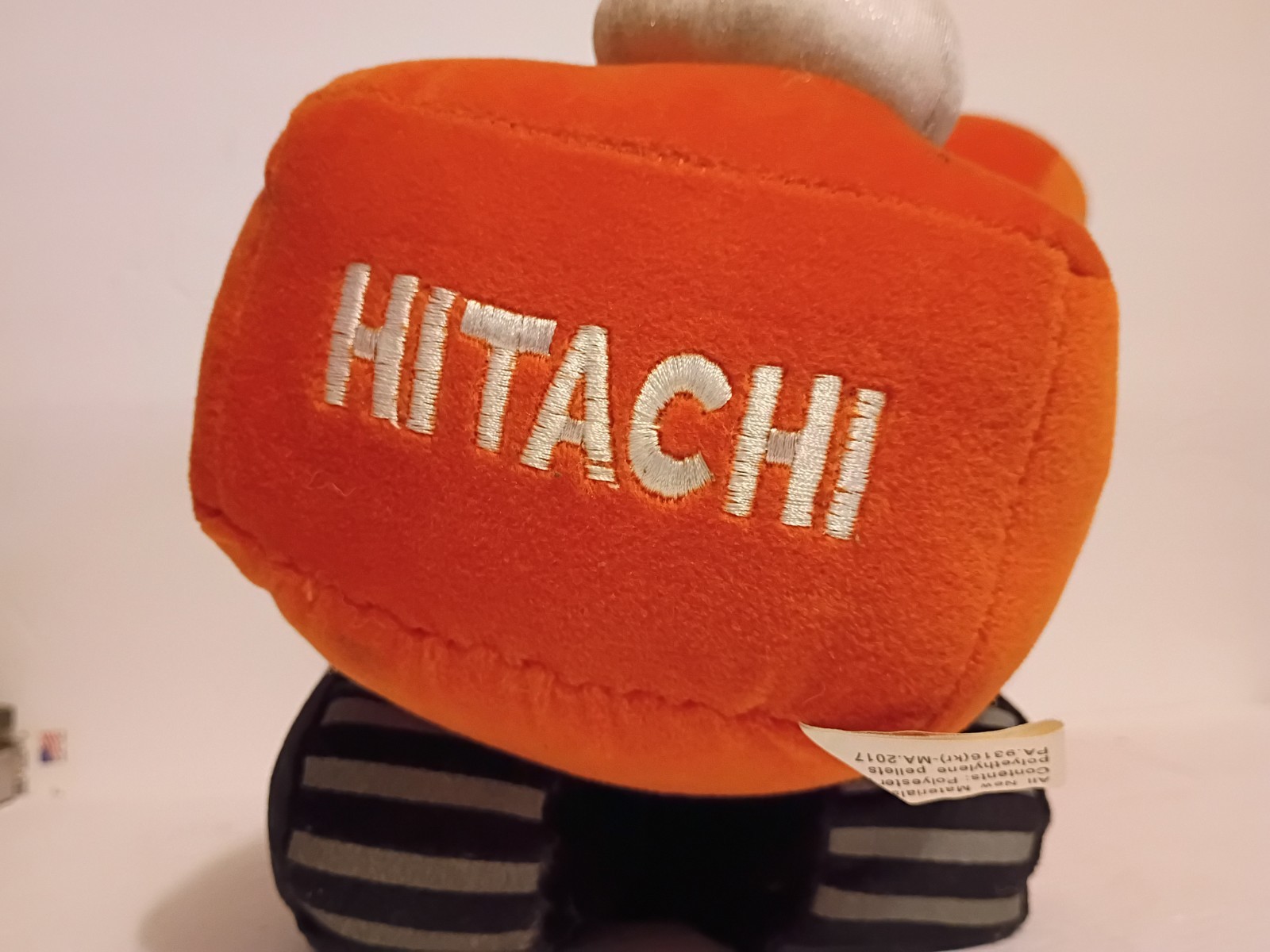 Hitachi Super EX5500 Excavator plush toy rare AME promotions promotional toy