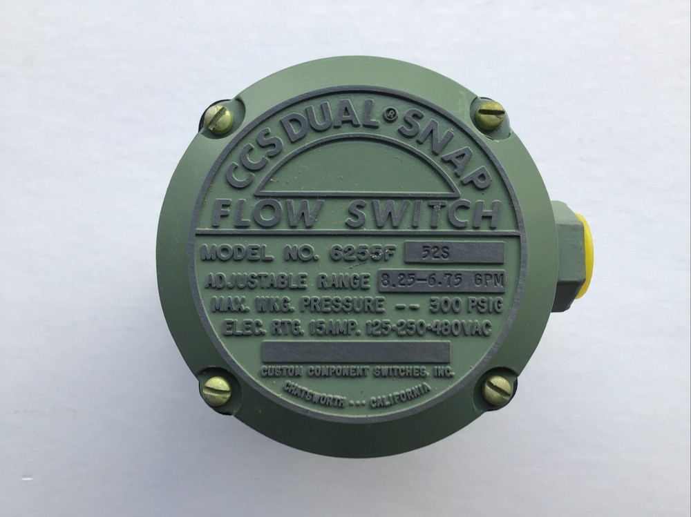Custom Control Sensors Flow Switch 6255F52S