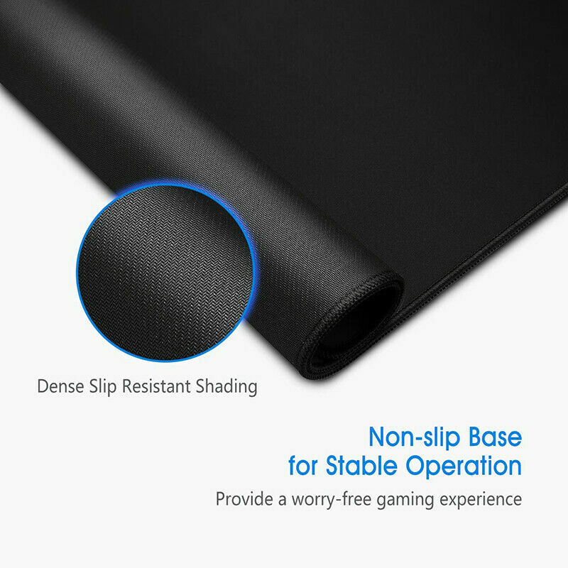 Large Extended Gaming Mouse Pad Mat Stitched Edges Non-Slip Waterproof Mousepad
