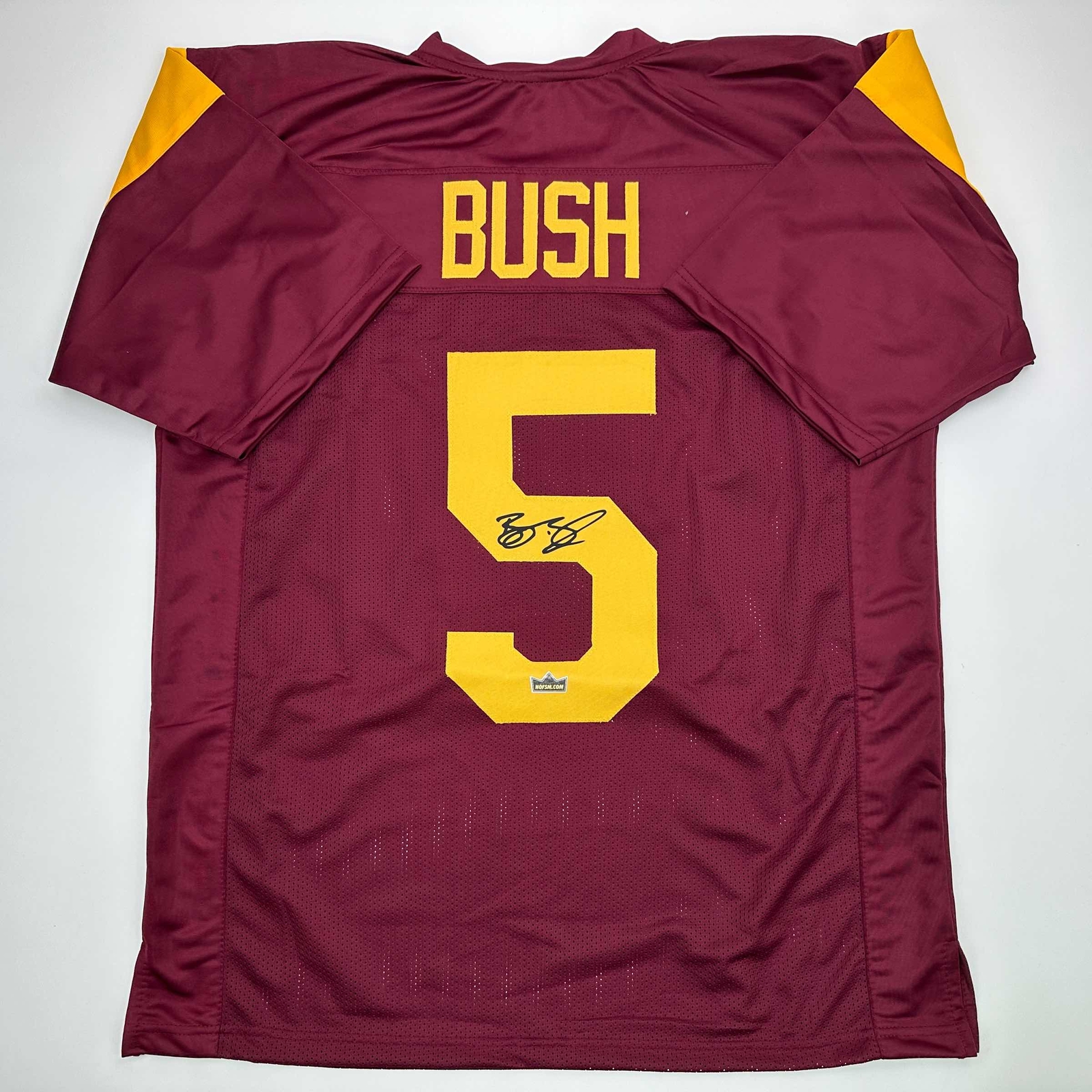 Facsimile Autographed Reggie Bush USC Maroon Reprint Jersey Size Men's XL