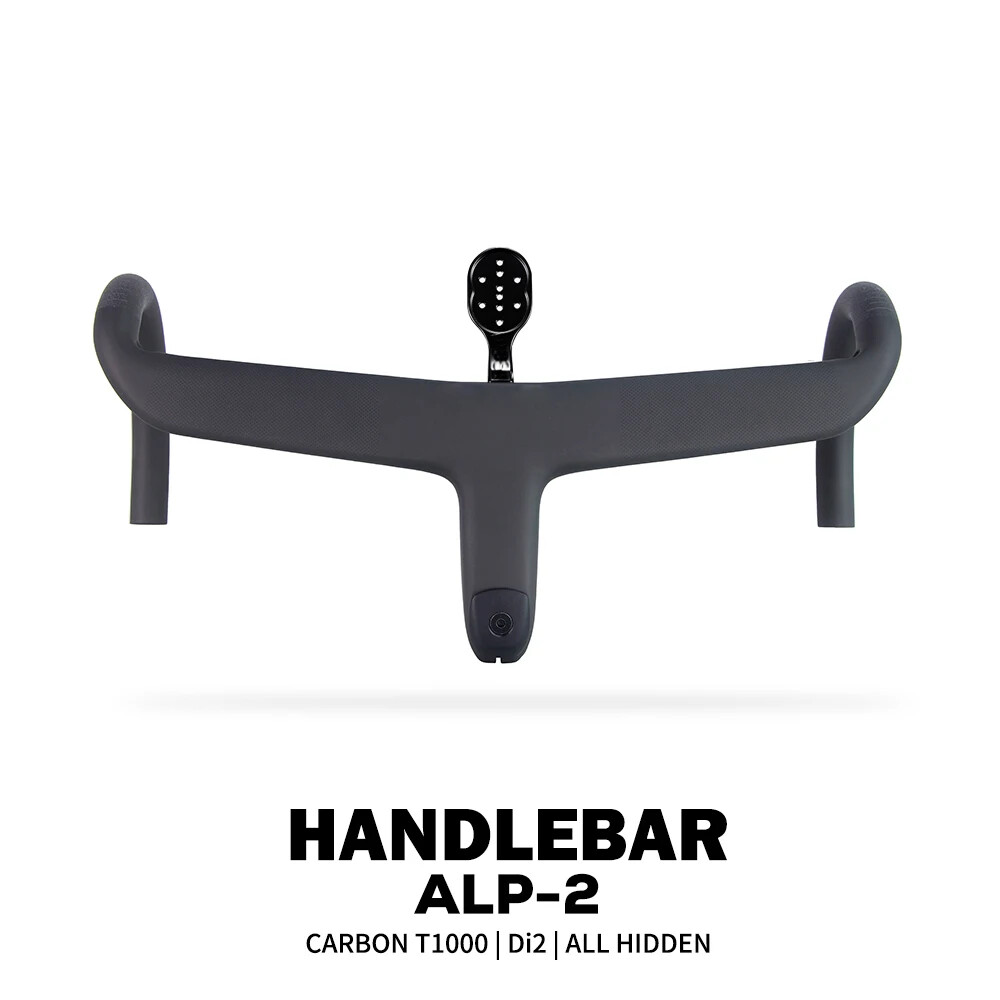 Full Internal Cable Routing Road Bicycle Drop Bar Carbon Integrated Handlebar