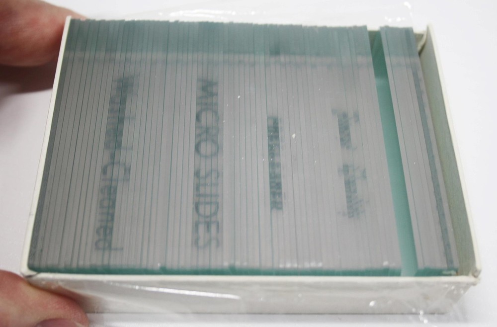 Select Micro Branded Microscope Slides Partial Box Vintage