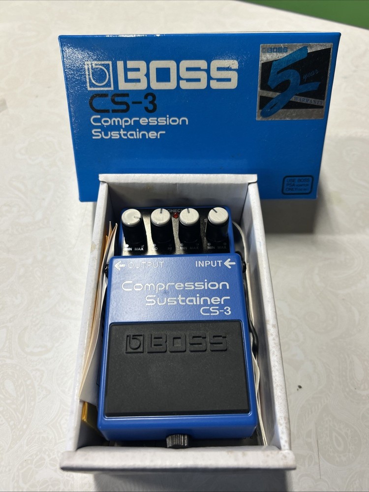 Boss CS-3 Compression Sustainer Pedal, New!